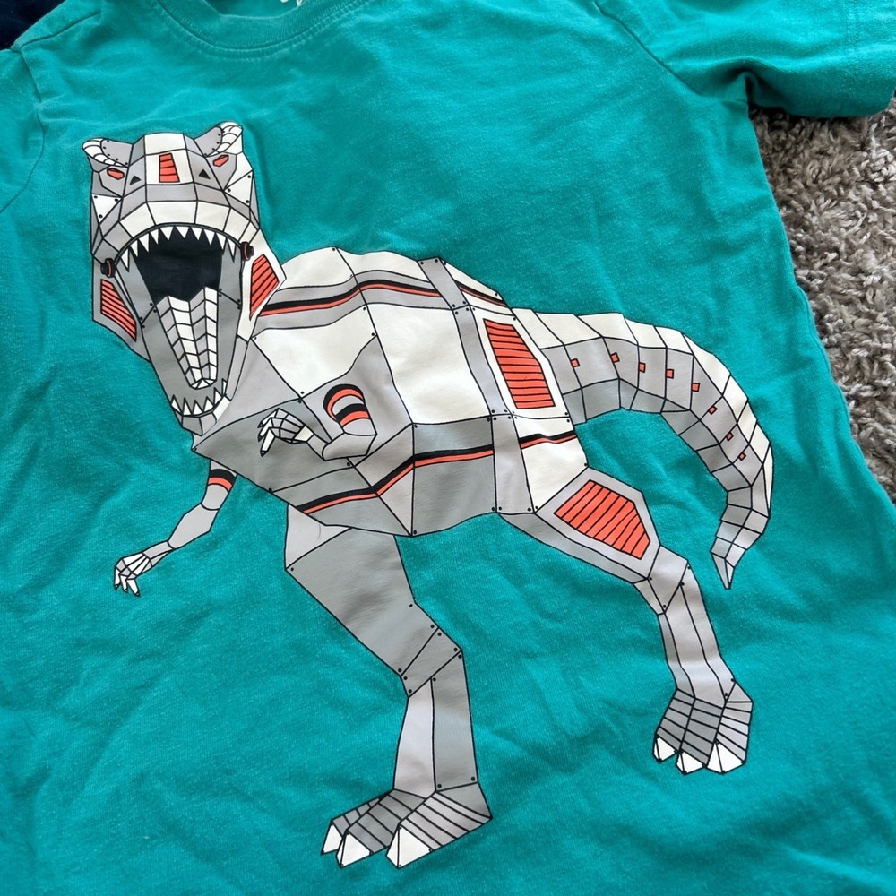 Boys Spider Man Jurassic World Dinosaur T-Shirt and Jogger Set Size 5/6 - Picture 7 of 9